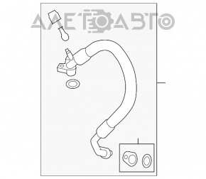 Compresorul de aer condiționat cu încălzire pentru Ford Fusion mk5 13-20 hibrid, tip 1.