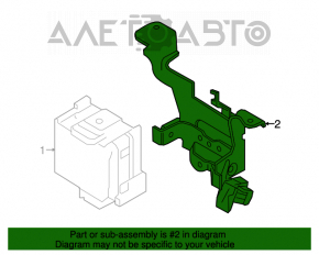 Suport radar de croazieră Nissan Murano z52 15-