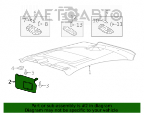 Capota dreapta Ford Fiesta 11-19 gri, fara cârlig.