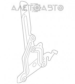 Bucla capotei stânga Ford Fiesta 11-19