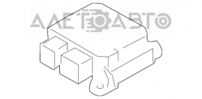 Modulul computerizat al airbag-urilor SRS pentru pernele de siguranță Ford Fiesta 11-19