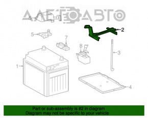 Крепление АКБ Toyota Highlander 14-19