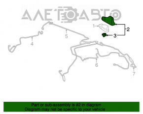 Antena aripă Toyota Highlander 14-16