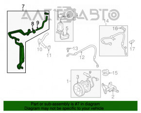 Radiatorul de răcire a direcției asistate Subaru b9 Tribeca