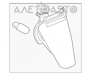 Lampa spate dreapta Nissan Murano 03-08 are suportul rupt, are nevoie de polizare.