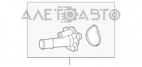 Corpul termostatului Lincoln MKZ 17-20 2.0T