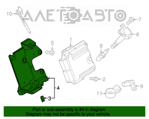 Suport de montare ECU Ford Mustang mk6 15-