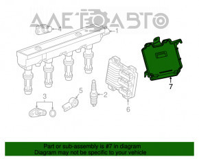 Suportul blocului ECU Chevrolet Volt 11-13