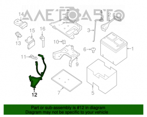 Terminal negativ pentru baterie Nissan Pathfinder 13-20