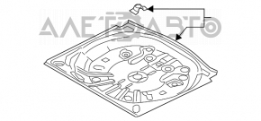 Capacul portbagajului Mazda CX-5 13-16 grafit