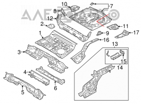 Capacul portbagajului Mazda CX-5 13-16 grafit