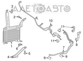 Радиатор охлаждения масло Ford Mustang mk6 15- 2,3T