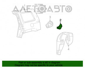 Лючок бензобака Jeep Patriot 11-17 ржавый