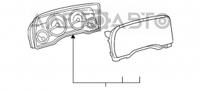 Tabloul de bord Jeep Patriot 11-17