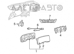 Panoul de instrumente Jeep Patriot 11-17