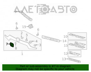 Emblema capacului portbagajului Honda Accord 18-22