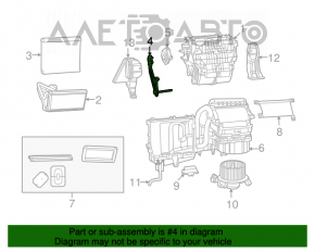 Senzorul de temperatură în cuptorul Dodge Journey 11-