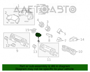 Кнопка start/stop Honda Civic X FC 16-21