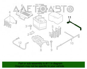 Terminal negativ pentru baterie VW Beetle 12-19