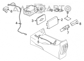 Магнитофон радио Ford C-max MK2 13-18