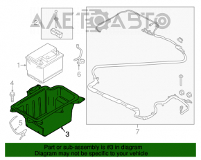 Palet pentru baterie Ford C-max MK2 13-18