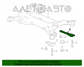 Capacul de protecție a suspensiei spate stânga pentru Honda Accord 18-22.