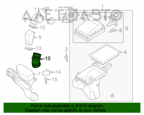 Conducta de aer pentru colectorul Toyota Prius 30 10-15