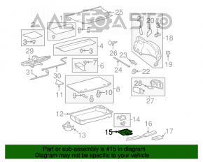 Palet pentru instrumente Toyota Prius 30 10-15