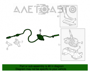 Cablu cutie de viteze Chevrolet Malibu 16-18 6 trepte automată