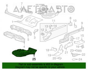 Protecție spate dreapta pentru Chevrolet Malibu 16-