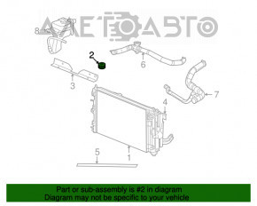 Suport radiator dreapta Jeep Patriot 11-17