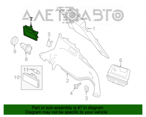 Maneta de rabatare a scaunelor din spate stanga Nissan Murano z52 15-