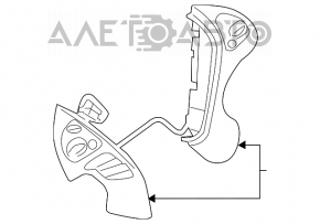 Butoanele de control de pe volanul Nissan Murano z52 15-20