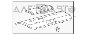 Полка задняя Toyota Camry v70 18-24 черная без динамиков