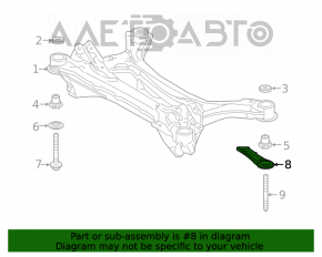 Capacul de protecție a suspensiei spate stânga Toyota Camry v70 18-