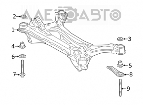 Capacul de protecție a suspensiei spate stânga Toyota Camry v70 18-