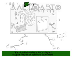 Amplificator asamblat, aer condiționat Toyota Camry v70 18-