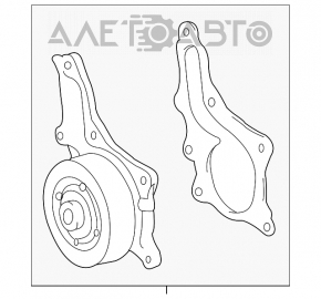 Pompa de apă Toyota Camry v55 15-17 2AR-FE