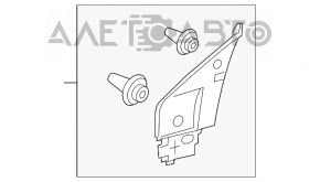 Capacul oglinzii interioare din față dreapta Toyota Camry v55 15-17 SUA