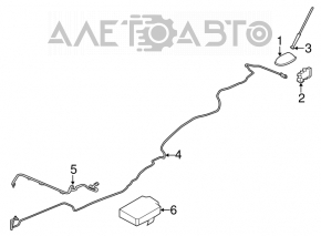 Mufă antenă Ford Fusion mk5 13-16