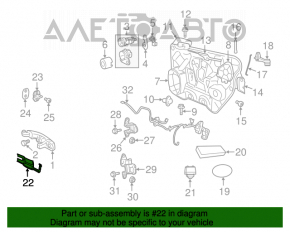 Mecanismul manetei ușii din față stânga Dodge Journey 11-