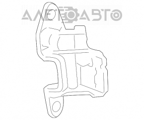 Buclele ușii din spate dreapta inferioară Chrysler 200 11-14