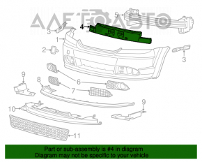 Absorbantul de bara fata pentru Dodge Journey 11- SE