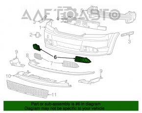 Grila stânga pentru faruri Dodge Journey 11- SE