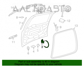 Blocare portbagaj Dodge Journey 11-