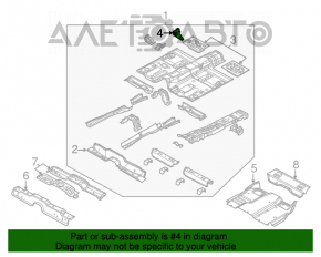 Protecția fundului din față dreapta pentru Dodge Journey 11-