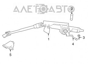 Рулевая колонка Dodge Journey 11- с карданчиком