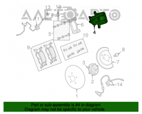 Suport spate dreapta Dodge Journey 11 - tip 2