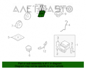 Amplificator audio Hyundai Sonata 11-15 JBL