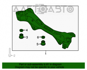 Bara spate pentru Hyundai Sonata 11-15 hibrid.